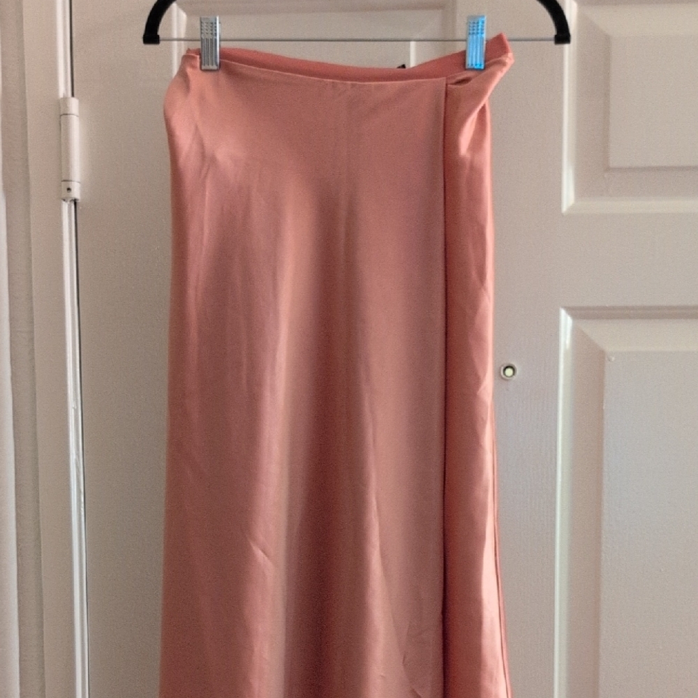 Alice + Olivia Pink Maxi Wrap Skirt for Casual Resort Wear